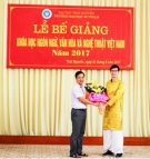 Lễ bế giảng khoá học ngôn ngữ, văn hoá và nghệ thuật Việt Nam hè 2017 dành cho sinh viên Đại học FENGCHIA, Đài Loan