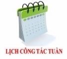 Lịch công tác tuần từ 01 - 07/10/2018