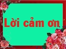Lời cảm ơn