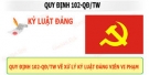 Quy định xử lý kỉ luật đảng viên vi phạm