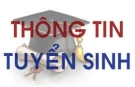 Thông tin tuyển sinh năm 2019