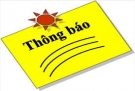 Thông báo tổ chức họp Hội đồng đánh giá và bảo vệ luận án tiến sĩ cấp Trường của nghiên cứu sinh Phạm Ngọc Hoa