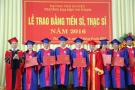 Trường Đại học Sư phạm trao bằng cho 312 tiến sĩ, thạc sĩ