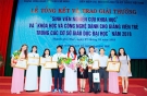 Giảng viên và sinh viên Trường Đại học Sư phạm - Đại học Thái Nguyên tham dự Lễ trao giải thưởng Sinh viên nghiên cứu khoa học và Khoa học Công nghệ dành cho giảng viên trẻ năm 2018