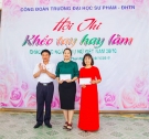 Hội thi Khéo tay hay làm Trường Đại học Sư phạm – Đại học Thái Nguyên năm 2019