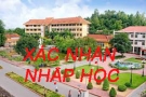Thông báo V/v xác nhận nhập học đại học chính quy đợt 1 năm 2020 (Diện xét kết quả thi tốt nghiệp THPT)